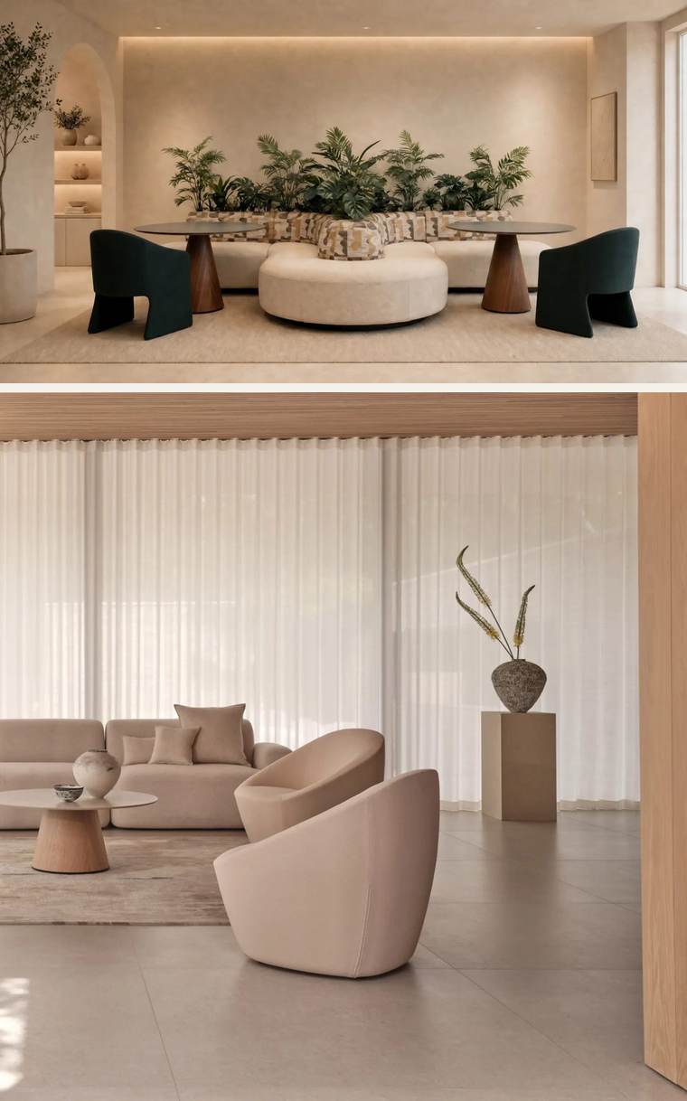Enso, configurations – Modular seating.