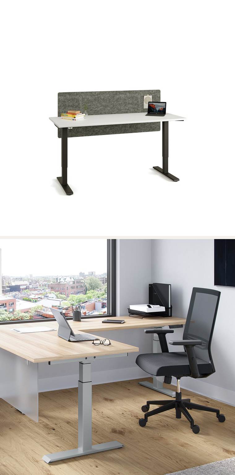 Sit-Stand Desk – Height-adjustable desk.