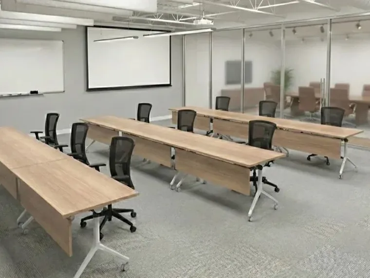 Training Room Tables – Tables that move and regroup.